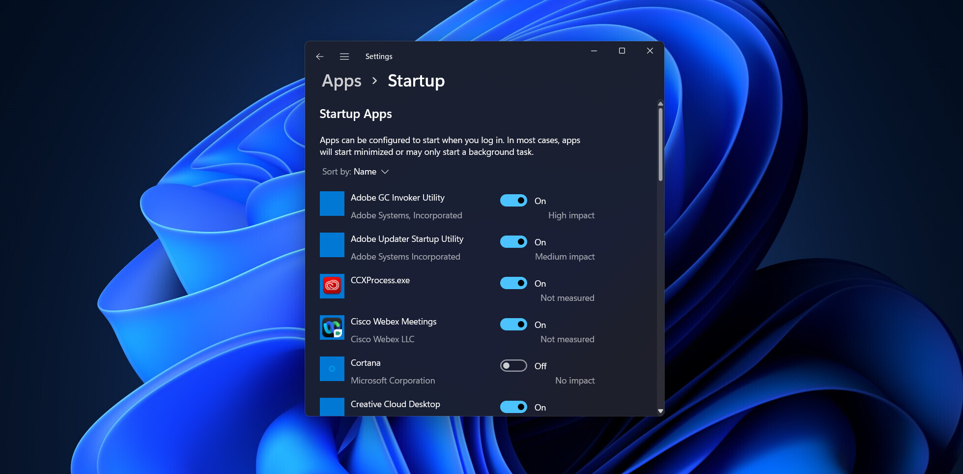 How to prevent apps from running at startup in Windows 11