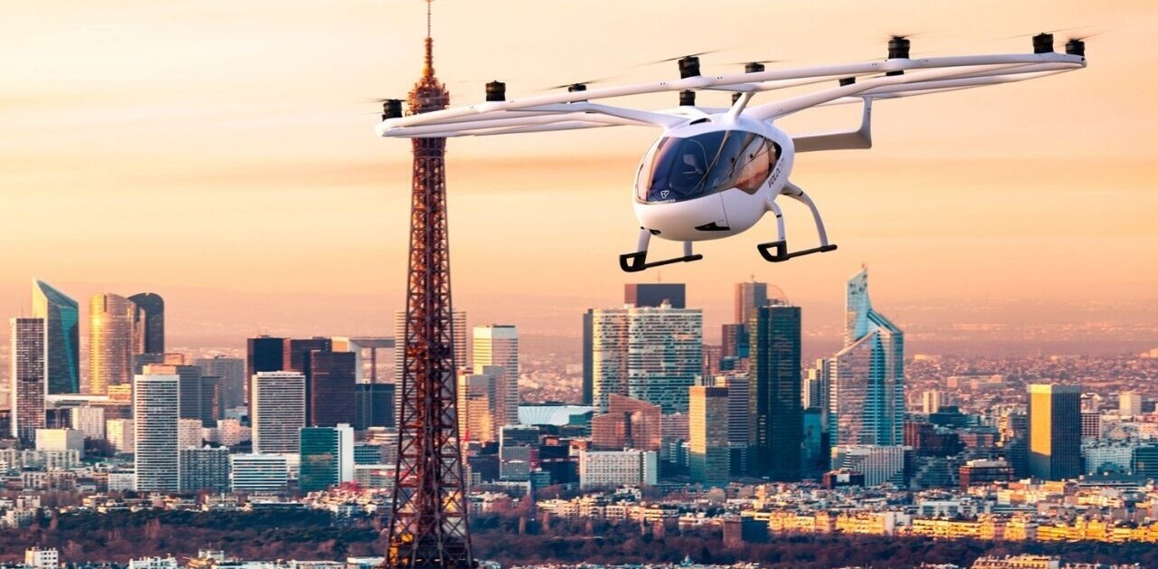 Watch Volocopter’s full-size prototype air taxi take its very first flight
