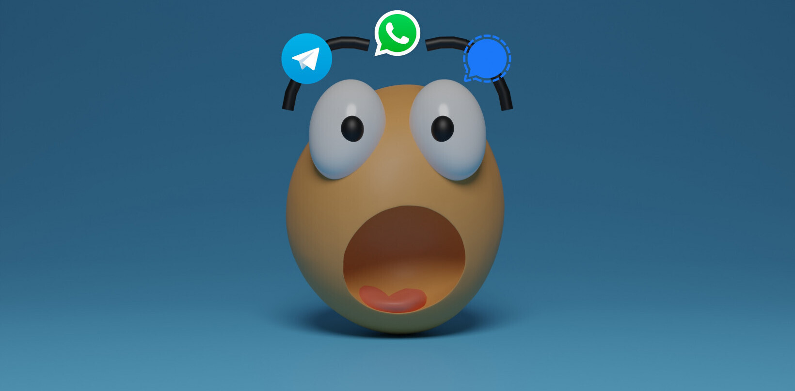 How to use emoji reactions on WhatsApp, Telegram, and Signal