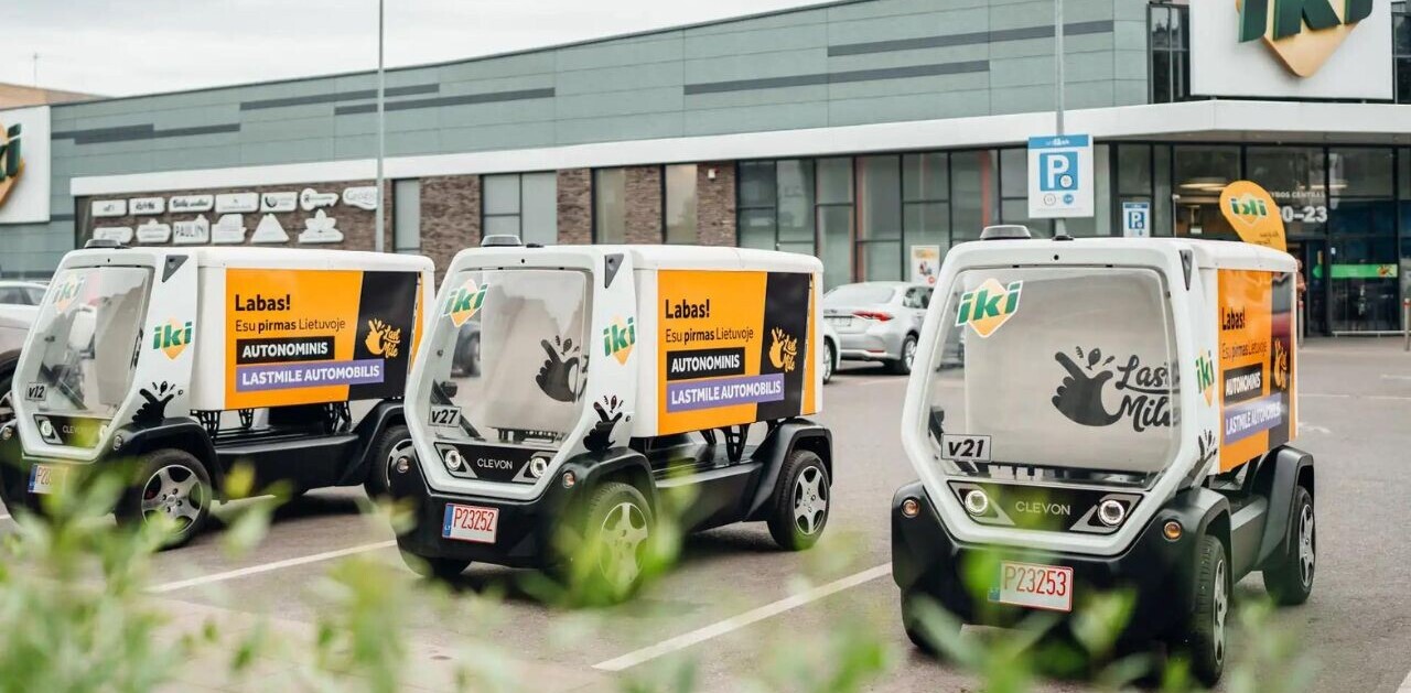 Lithuania launches Europe’s first driverless delivery robots on public roads