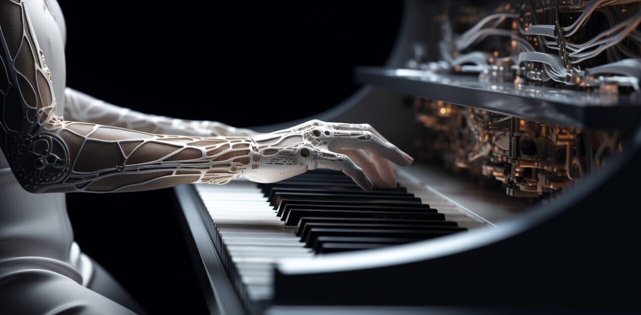 Composition co-written by AI performed by choir and published as sheet music