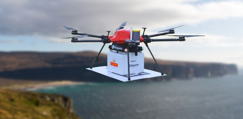 UK’s first drone delivery service launches in remote Scottish islands