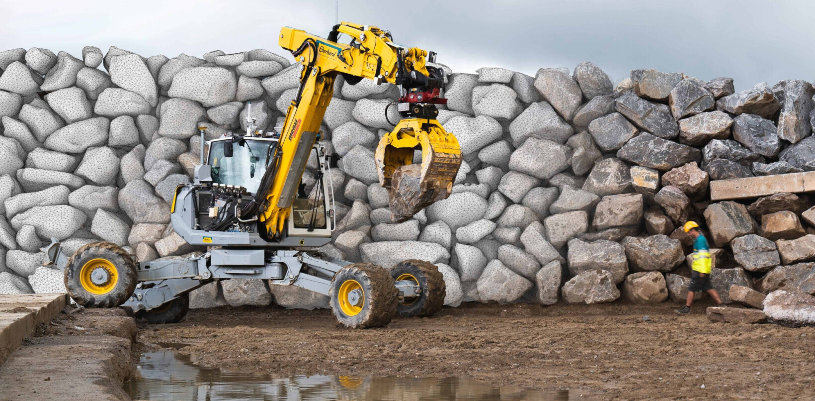 This robotic digger could construct the buildings of the future
