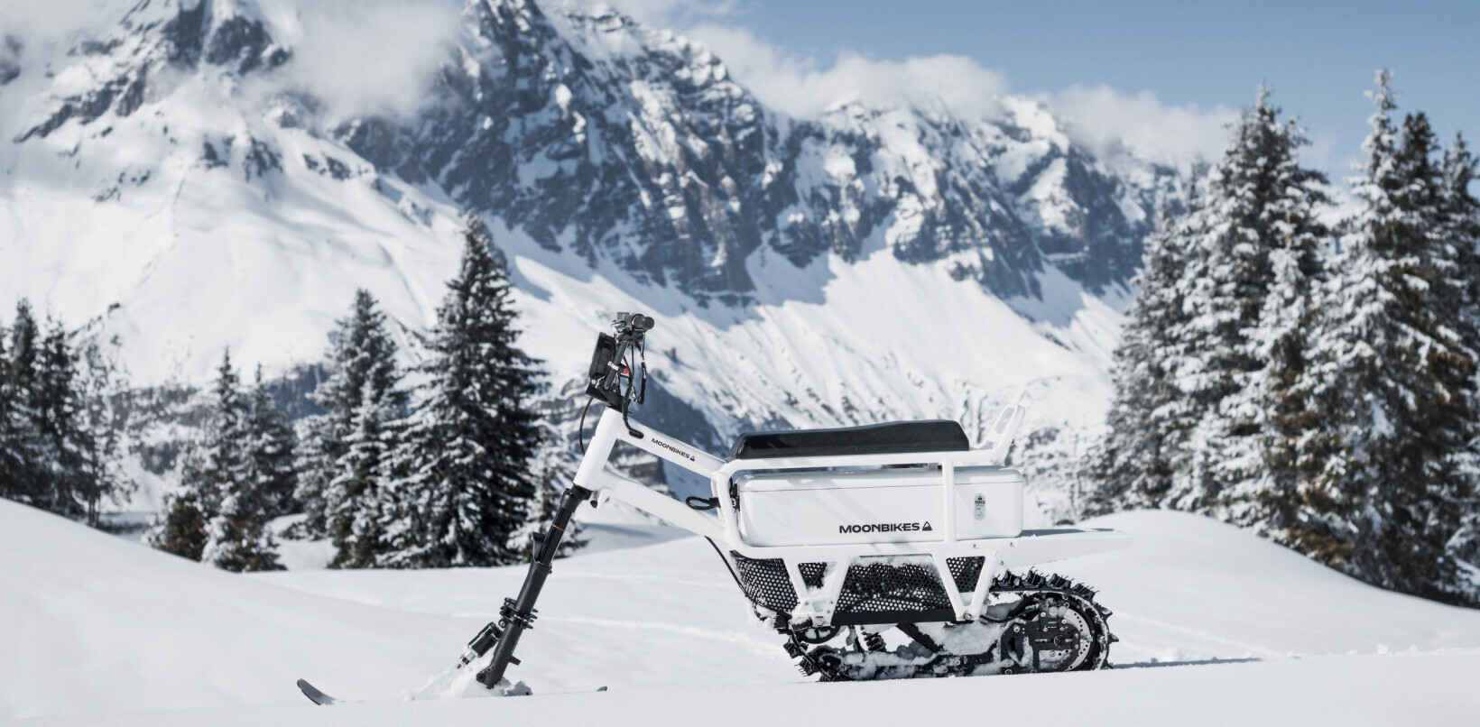 Goodbye snowmobiles. Welcome the silent, electric MoonBike