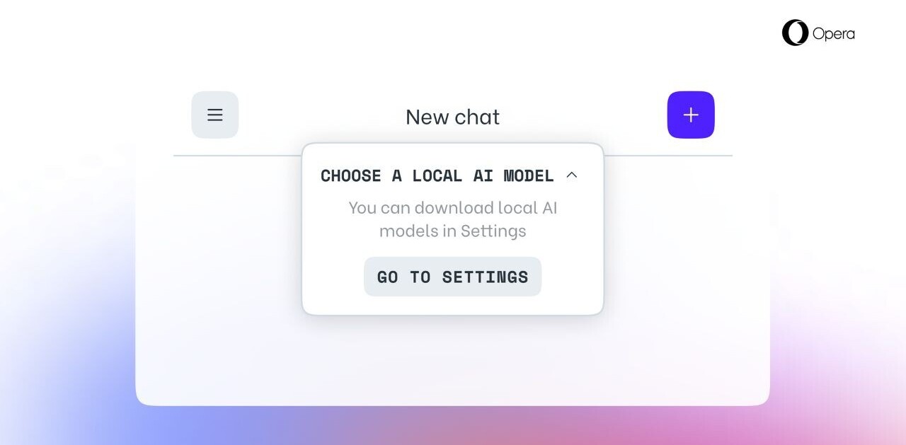 Opera is now the first leading browser with built-in local LLMs