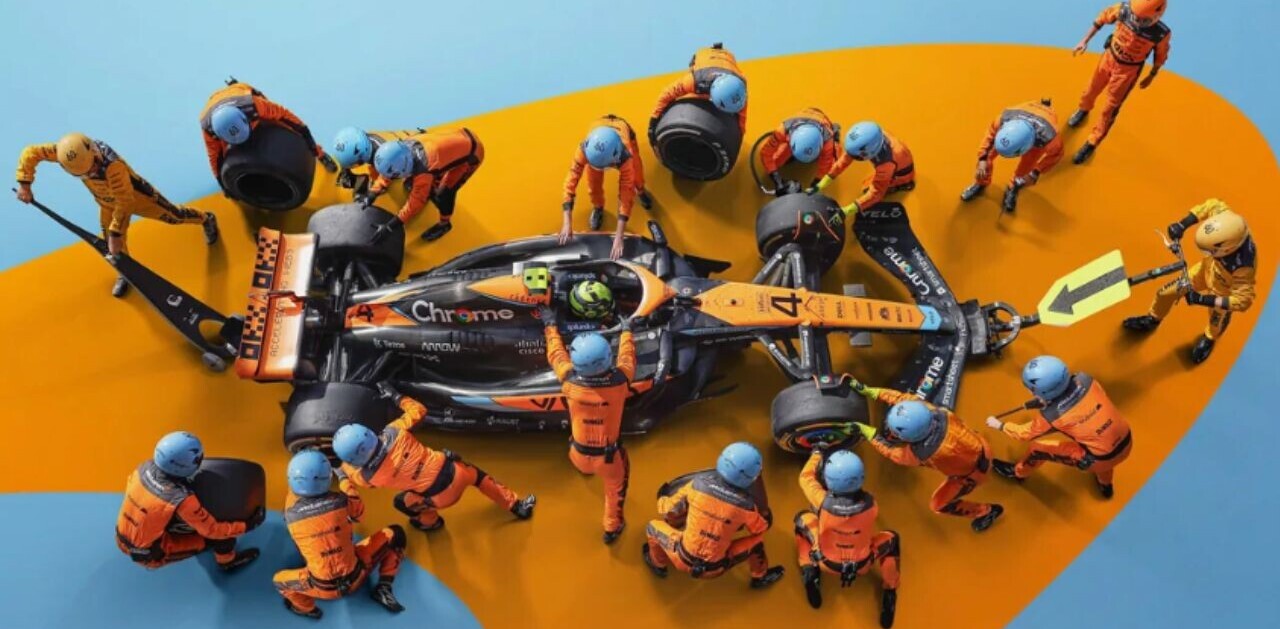 How data drove McLaren’s race car to the fastest pit stop in F1 history