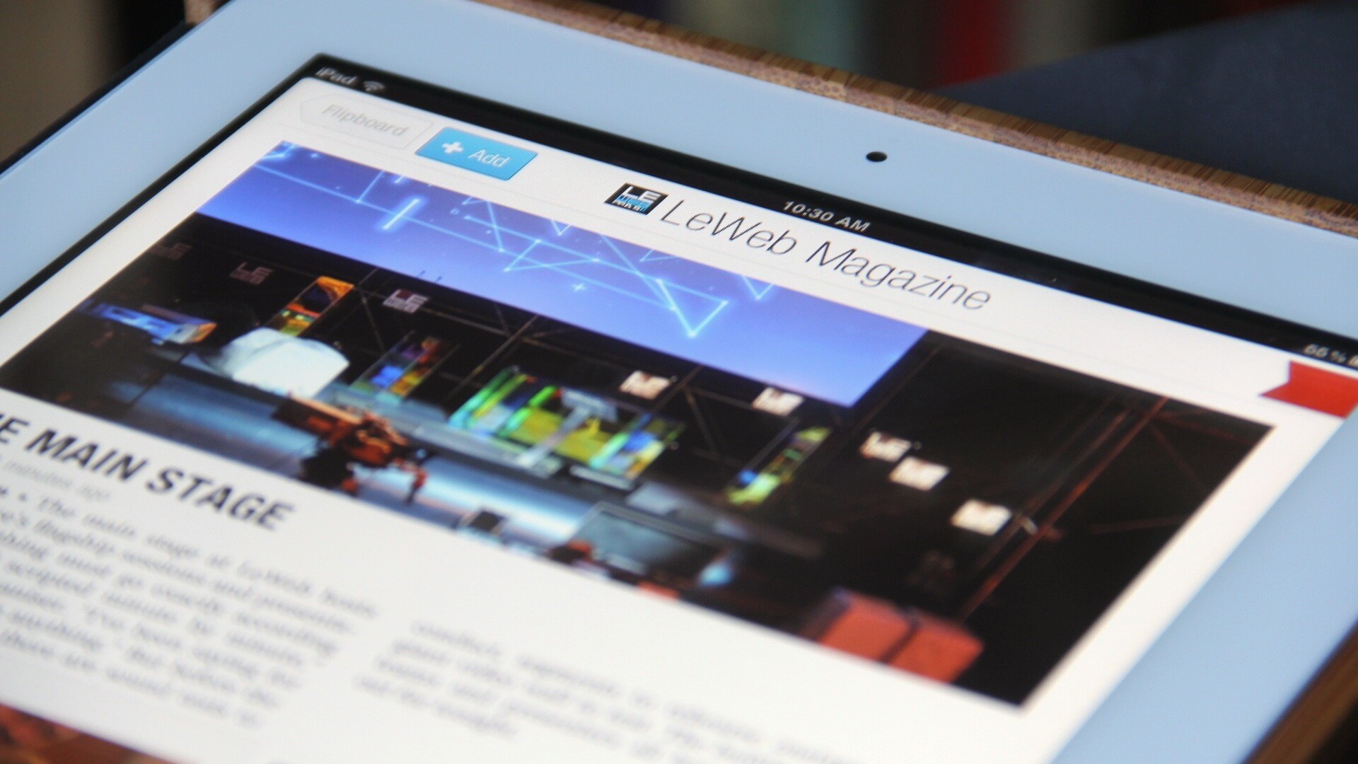 Experience LeWeb with the first ever conference magazine for Flipboard, from Fotopedia