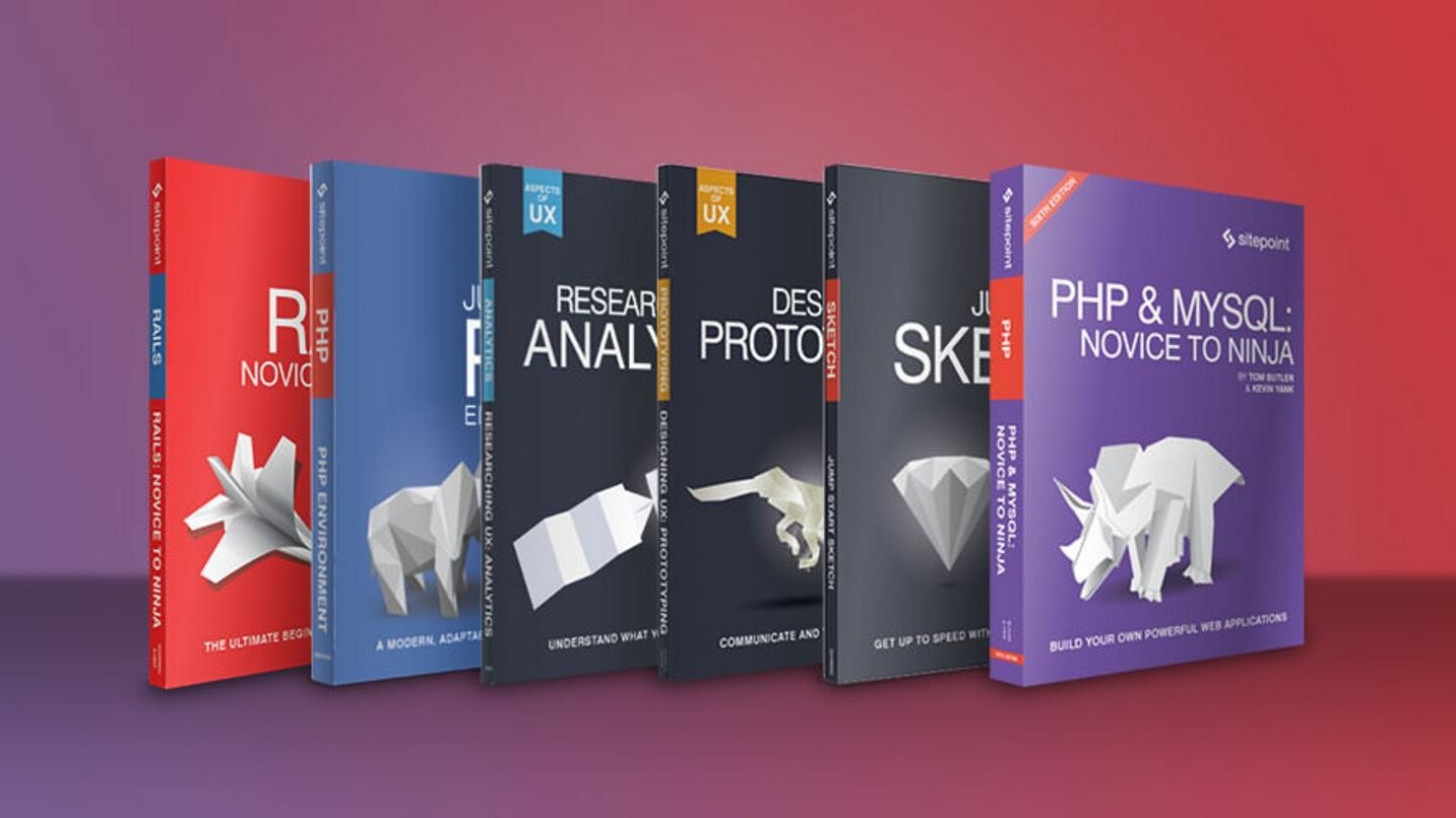 Get a complete web development education for less than $5 per e-book