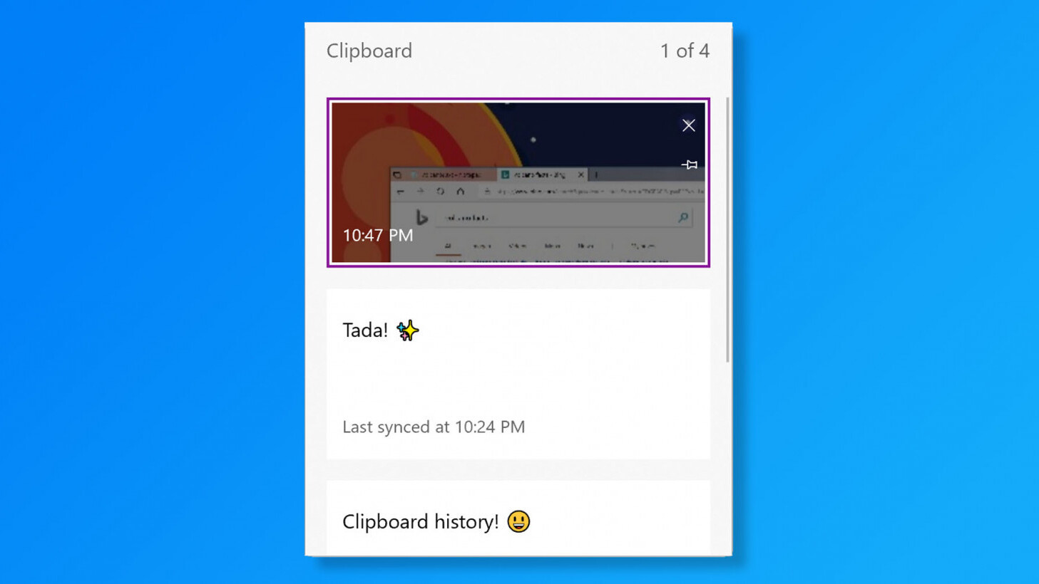 Windows 10’s new clipboard takes the pain out of copy and pasting