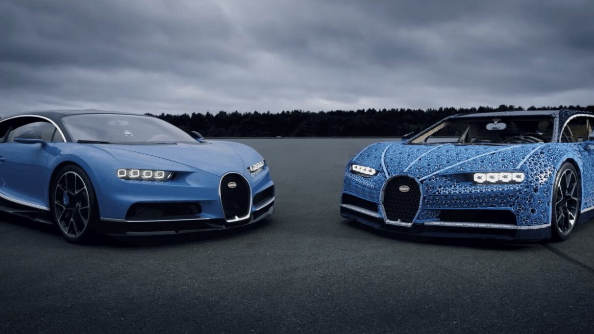 Lego built a driveable Bugatti Chiron out of blocks, and it’s amazing