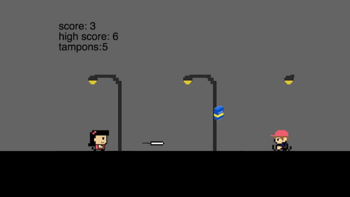 This video game lets you throw tampons at ‘menstrual haters’ and I love it