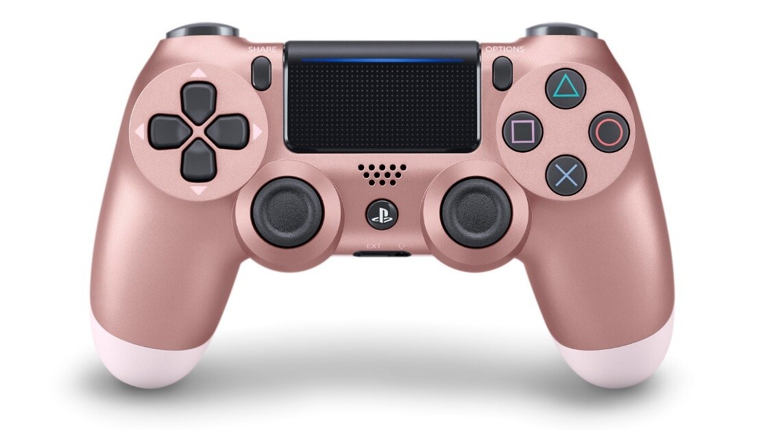 PS4’s new Dualshock colors include a ‘Rose Gold’ that’s totally just pink