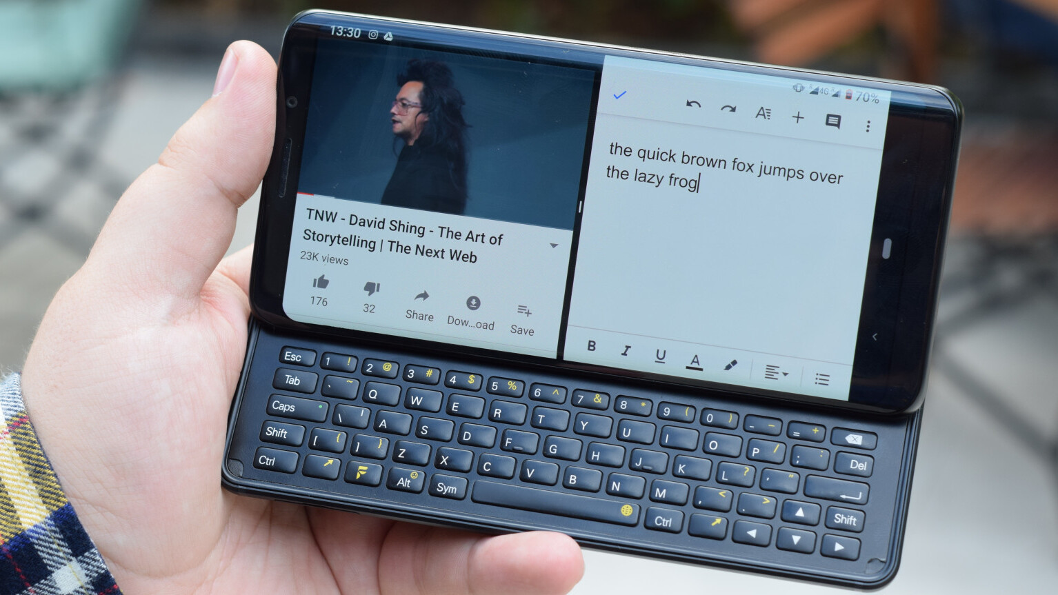 The F(x)tec Pro 1 proves there’s room for keyboard slider phones in 2019