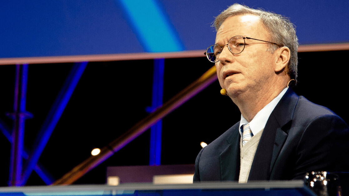 Eric Schmidt says big tech needs government help to keep up with China