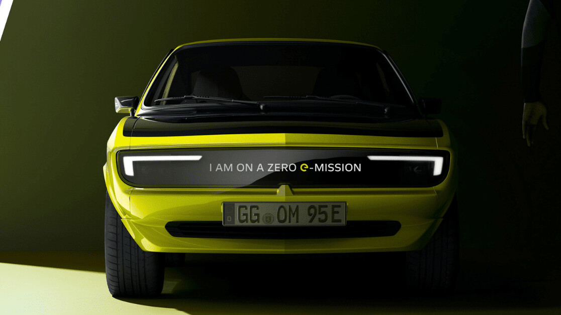 Meet the Opel Manta GSe ElektroMOD: A classic made for the future