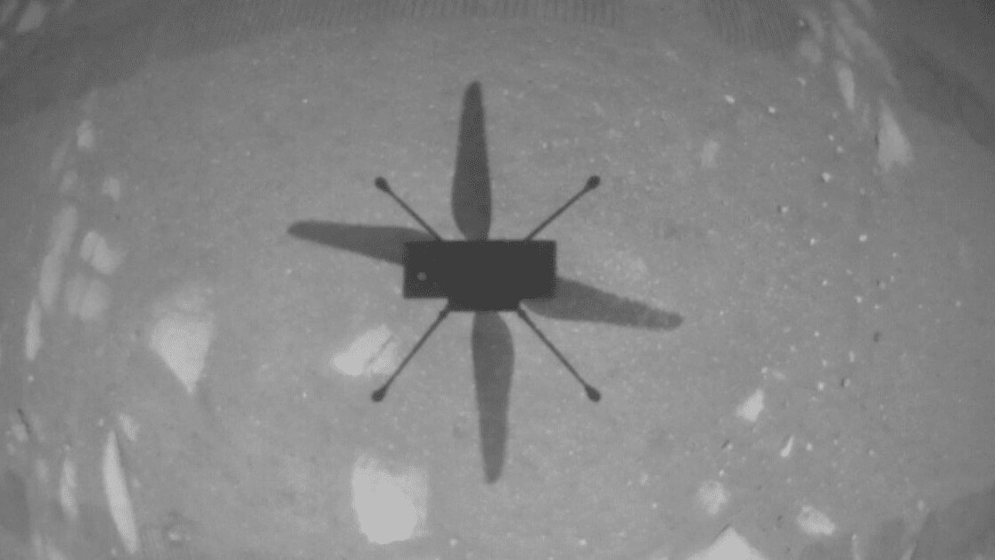 Watch NASA’s autonomous helicopter take its first flight on Mars