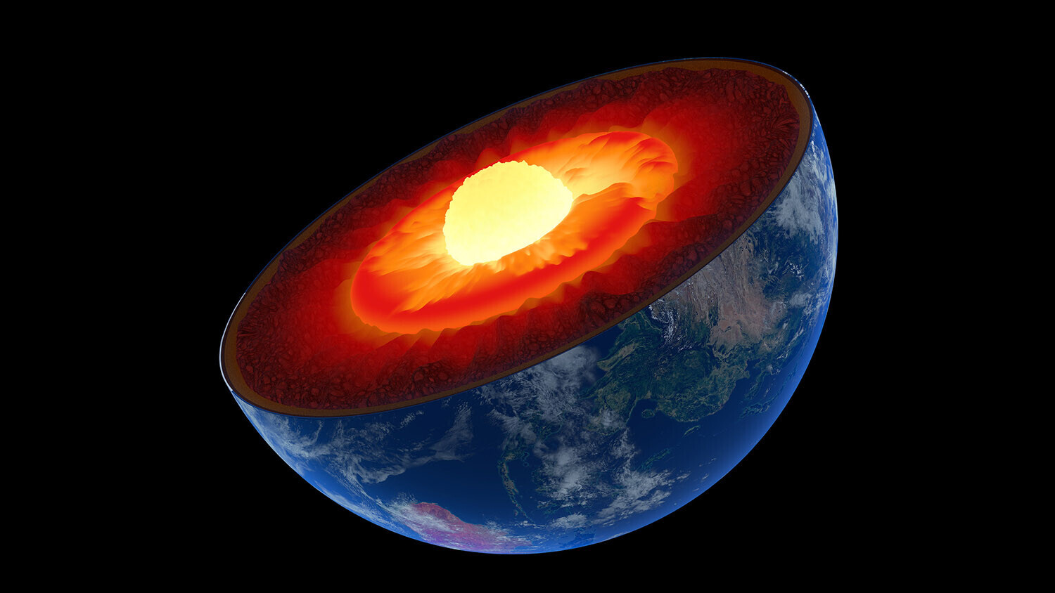How gravitational forces stop Earth’s asymmetrical core from tipping us over