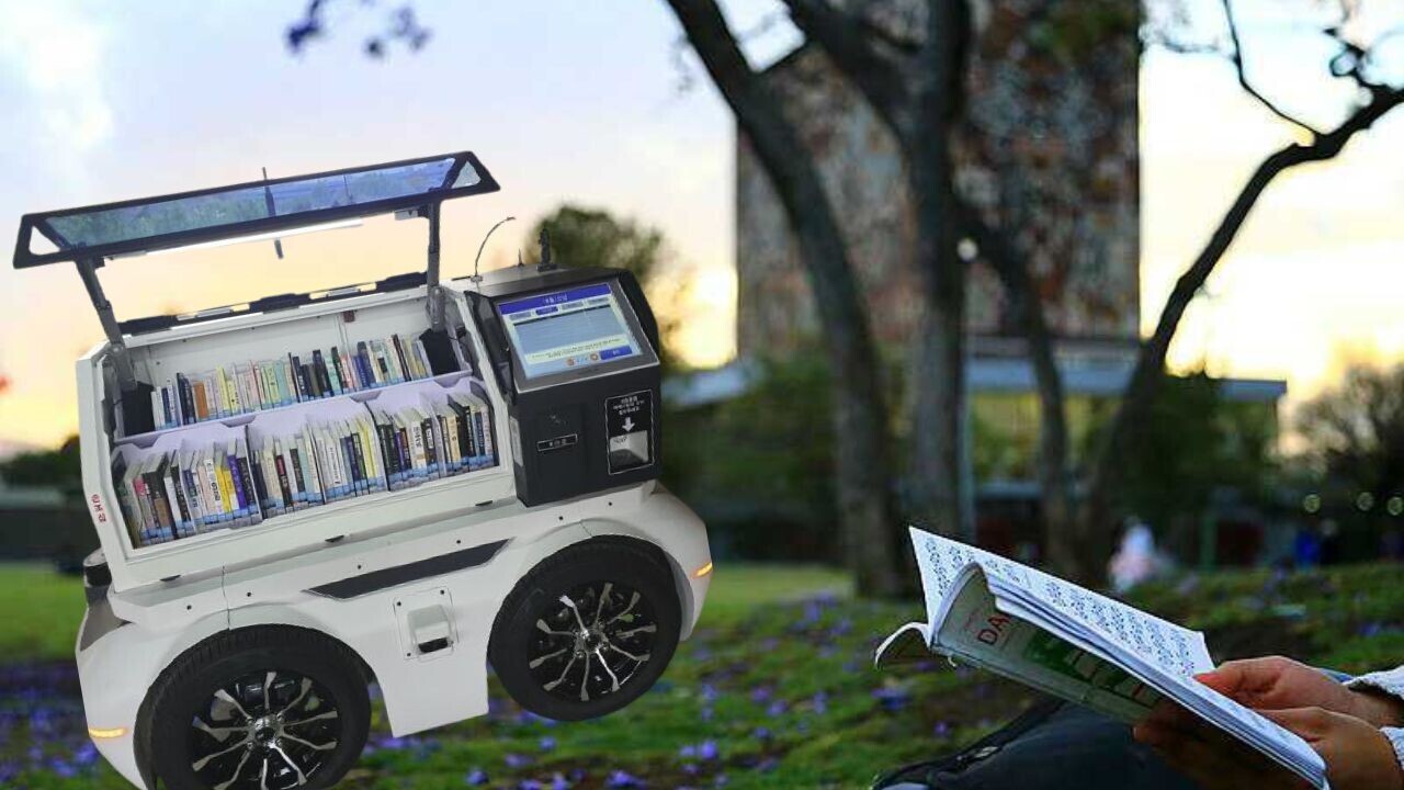 If this self-driving library came to my town, maybe I’d read a damn book