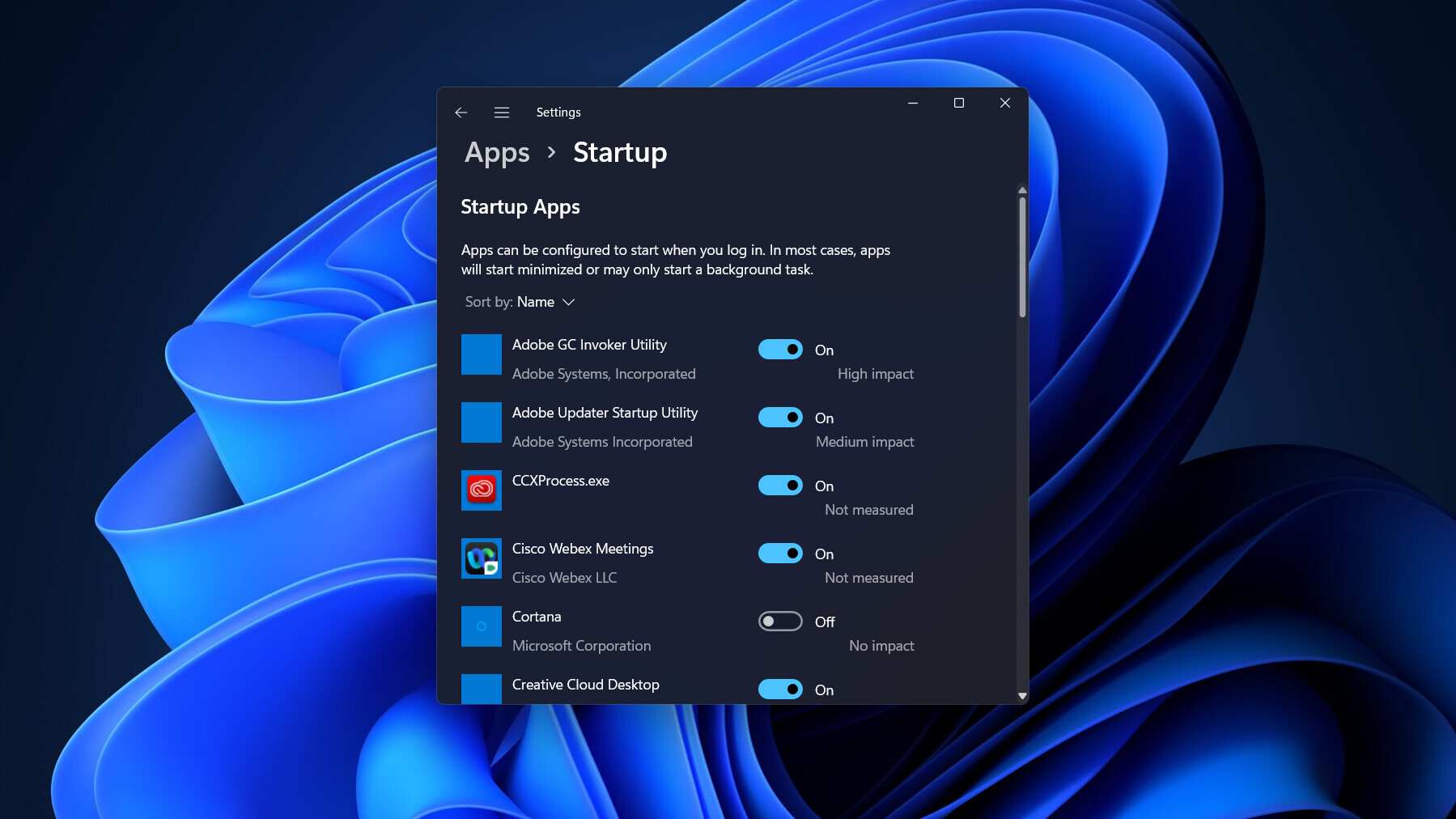 How to prevent apps from running at startup in Windows 11