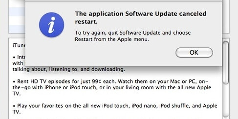 Ah, we recognize this one: Mac OSX dilemma
