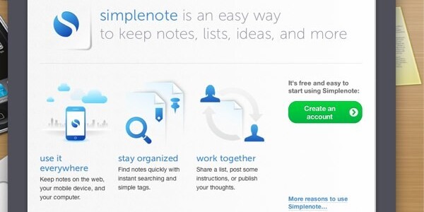 Getting started with SimpleNote’s cloud-synced notes app