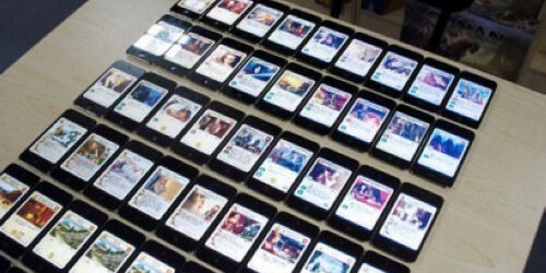 Nothing screams “obnoxiously rich” like these iPhone playing cards