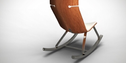 This stylish rocking chair uses your movement to charge your gadgets