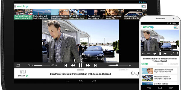 Watchup brings its video news app to Android phones