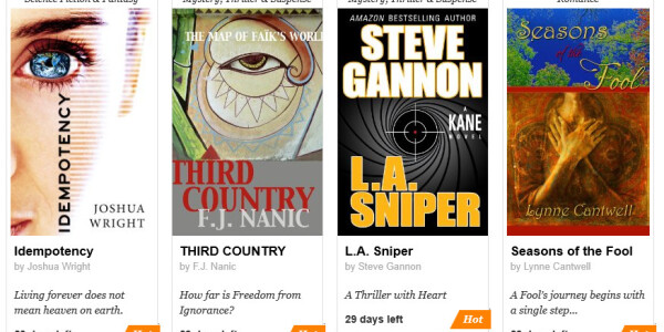 Amazon’s crowdsourced publishing program, Kindle Scout, is now open for voting