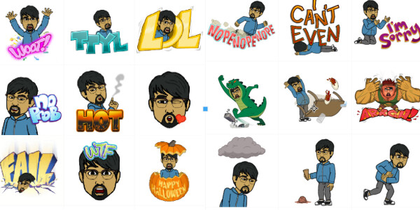 Bitstrips turns its cartoon avatars into emoji stickers with new Bitmoji app