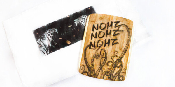 DIY at-home image transfers onto fabric and wood