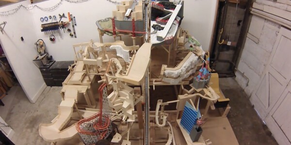 This guy spent 3 years building an incredible, themed marble machine