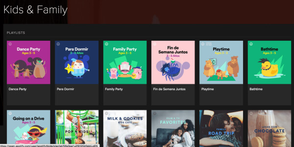 Spotify’s new Kids section uses music to encourage language development and parental bonding