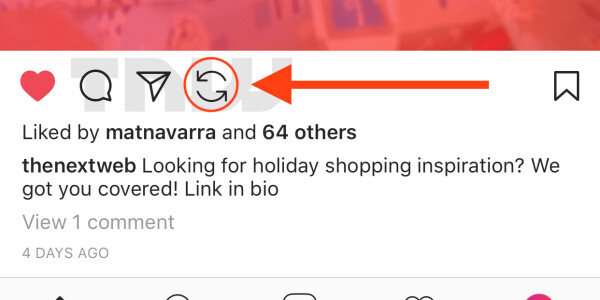 Instagram’s secretly testing a Regram button and many other big new features