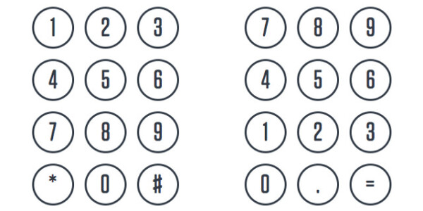 Here’s why telephones and calculators use different numeric keypads