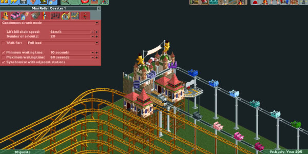 Roller Coaster Tycoon enthusiast created a coaster that takes 12 years (and real bladder control) to ride