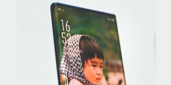 Oppo’s new ‘Waterfall’ phone display extends nearly all around the sides