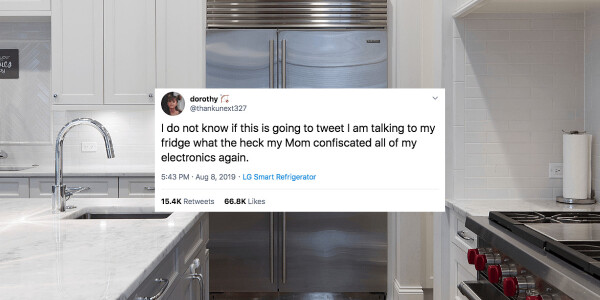 Teen finds way around parents’ tech confiscation: Tweeting from the smart fridge (Update: bogus)