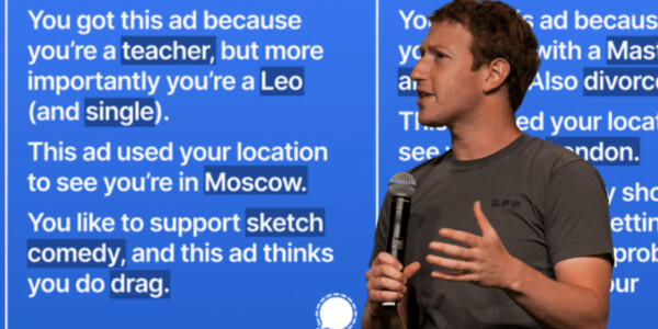 Signal’s smartass ad exposes Facebook’s creepy data collection