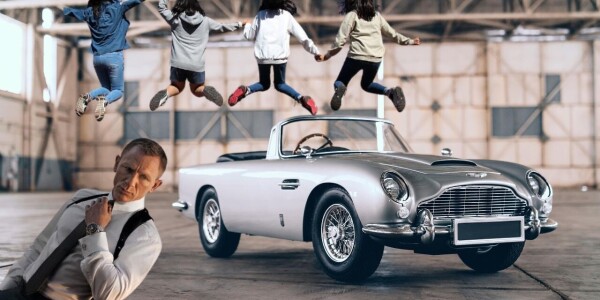 A kid’s replica of James Bond’s car exists AND IT MUST BE MINE