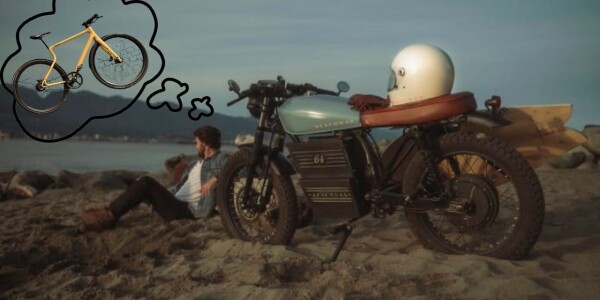 This vintage electric motorcycle is actually… an ebike