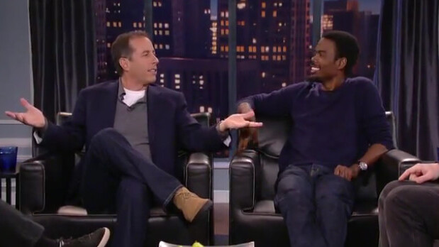 Once in a lifetime? Ricky Gervais, Louis CK, Jerry Seinfeld & Chris Rock talk comedy. [Video]