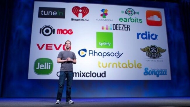 Facebook: Over 5 billion songs have been shared since September’s f8