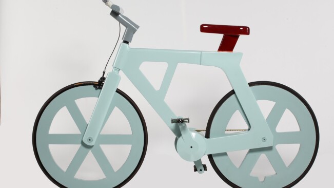 This could be your next bike – and it’s made out of cardboard