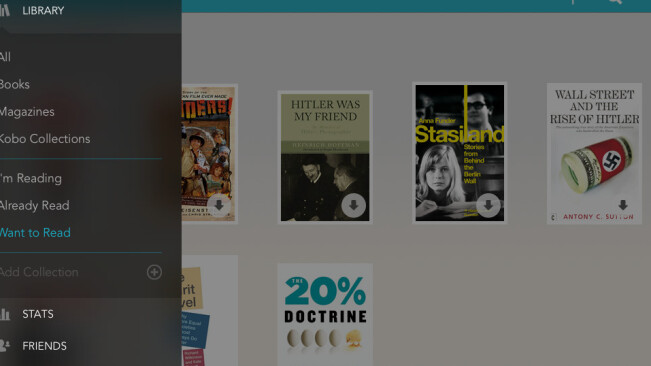 Kobo updates for iOS 7 with new navigation menu, redesigned library and more