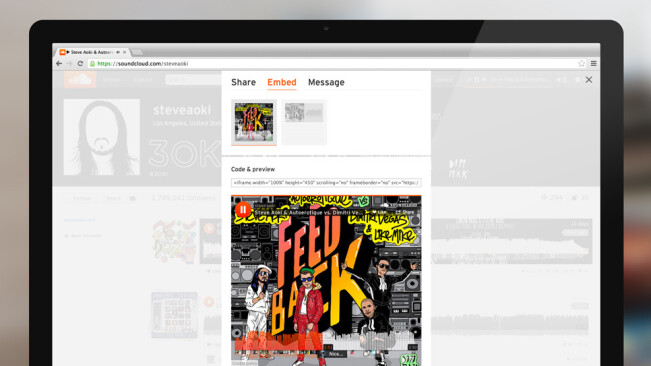SoundCloud launches an artwork-rich embeddable ‘visual player’ for the Web