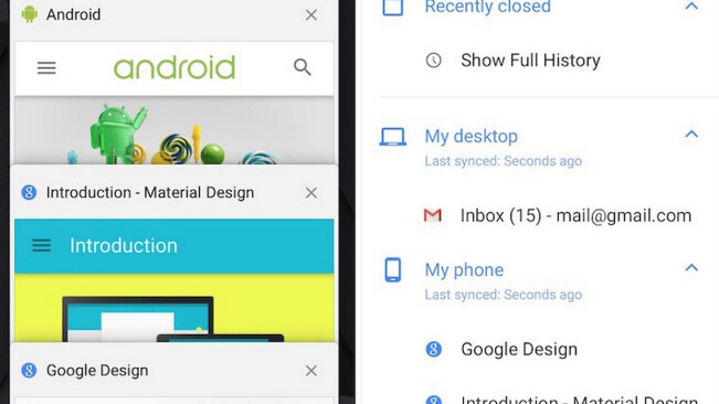 Chrome 40 for iOS arrives with handoff support, Material Design and iPhone 6 optimization