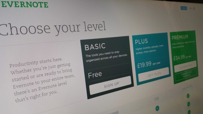 Evernote tweaks pricing to introduce more affordable premium tiers