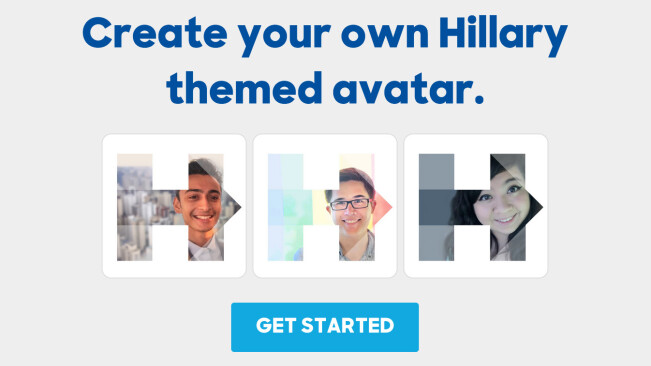 Someone made a Hillary Clinton avatar generator and it’s already been abused to bits