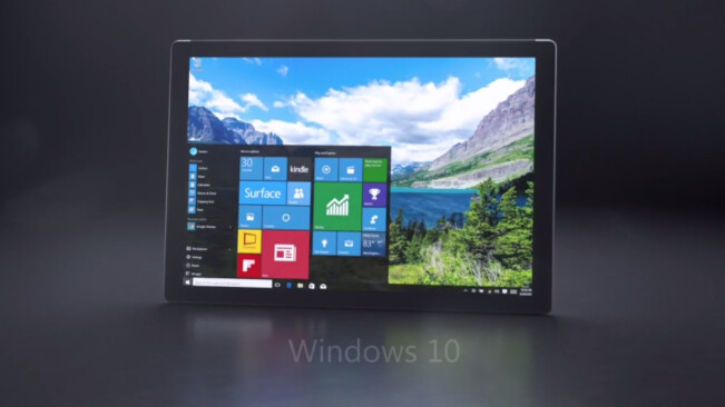This is the Microsoft Surface Pro 4